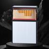 Estojo de cigarro criativo, pacote com 20 unidades, antipressão, umidade, estojo protetor para cigarro, pacote inteiro, estojo de cigarro portátil, estojo de cigarro com flip