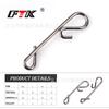 FTK pasador de bobinado giratorio anillo ocho rápido conector de alta velocidad accesorios de equipo de pesca AliExpress Amazon explosiones