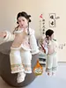Conjunto de Invierno para Niñas para Año Nuevo 2026 Nuevo Estilo Chino Traje Nacional Traje Tang para el Primer Cumpleaños de Niños