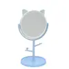 Mini espejo de almacenamiento con orejas de gato escritorio de escritorio Espejo dormitorio espejo pequeño espejo único espejo de joyería fábrica al por mayor
