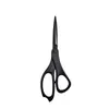 Tijeras domésticas de acero inoxidable negro, multifuncionales, adecuadas para oficina, escuela y manualidades, con una hoja fuerte y afilada, ideales para sastrería, 20.7 cm