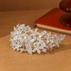 Joyería transfronteriza para novia, tocado de hojas de árbol de plata con diamantes de imitación coreanos, accesorios para el cabello de boda, accesorios para vestidos, accesorios.
