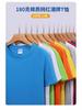 Camisetas Talla Europea, Algodón Puro, Personalizadas para Comercio Transfronterizo, Ropa Talla Americana, Cuello Redondo, Camisetas Publicitarias Culturales con Logo Estampado al por Mayor