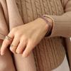 Marca Europea y Americana Transfronteriza Exagerado Colorido Circonita Collar Pulsera Cadena para Clavícula Acero de Titanio Juego de Joyería 18K Sin Decoloración