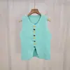 Nova Camisola de Tricô Cor Vermelho Ancola Outono/Inverno para Mulheres, Roupa Íntima Inspirada em Dopamina, Top Sem Mangas Estilo Tailandês