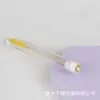 Tubo de Cepillo para Pestañas de Girasol Tubo de Cepillo Cepillo para Pestañas Transparente con Cepillo Sonriente de Diamante Multicolor Opcional