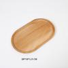 Accesorios para Fotos de Comida Accesorios para Hornear Pastel de Luna Bandeja de Madera Japonesa Bandeja de Madera Rectangular Redonda Ovalada