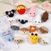 Outono e Inverno boneca criativa desenho animado animal fivela para pendurar no carro lã crochê feito à mão saco de presente ornamentos DIY atacado