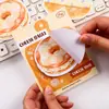 Cute Little Bread Bloc de Notas Adhesivas Estilo Ins Estudiante Puede Arrancar N Veces Nota Adhesiva Papel Adhesivo Material para Cuaderno