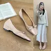 Zapatos Mary Jane de Cuña Oculta Puntera Cuadrada Estilo Francés para Mujer 2026 Primavera/Otoño Nuevos Versátiles con Faldas Corte Bajo Zapatos Pequeños de Piel