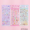 Pegatinas de Relieve Tridimensionales, Pegatinas para Niños, Pegatinas Decorativas, Pegatinas para Material de Agenda Escolar, Pegatinas de Cristal, Pegatinas 3D Lindas para Niñas