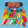 Casa de Brinquedo Vermelha Online para Meninas, Casa de Brincar Infantil, Simulação de Fast Food, Churrasco, Cozinha, 3 anos, 4 anos, 5 anos, 6 anos, 7 anos