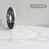 Lazo de regalo de color sólido de 1 cm flor decorativa para envolver material para ramos de cinta de satén venta al por mayor