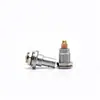 Conector Metálico 0B Macho-Hembra Fwg Egg2 Núcleo 3 Pines 4 Agujeros 5 Pines Circular Push-Pull Auto-Bloqueante Conector Cabezal de Aviación M9