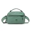 Bolsa de Nylon Jielanshi 2025 Nova Cor Macaron, Fashion, Simples, Versátil e Leve para Celular