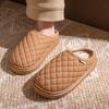 Pantuflas Cálidas de Felpa para Mujer, Otoño e Invierno 2025, para Casa, Suela Gruesa Antideslizante, para Maternidad, con Sensación de Caminar sobre las Nubes