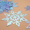 Adornos colgantes para árbol de Navidad, decoración tridimensional de copos de nieve en 3D, adornos creativos para guarderías, centros comerciales y aulas.