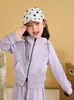 Breadboy Moda Infantil 2026 Outono Novo Conjunto de Moletom com Capuz Macio e Aconchegante Estilo Coreano