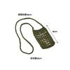 Bolsa Transversal Nova de Corda de Algodão Tecida à Mão para Celular Bolsa Mini de Ombro Transversal Feminina Casual Simples Moda Bolsa Transversal