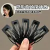 Peine de inserto negro bb clip, pinza para el pelo de peine invertido, fijador pequeño para peinado de princesa de corona alta, pinza para flequillo lateral, accesorio para el cabello