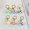 Llavero de fútbol deportivo del Mundial de dibujos animados, charm para bolso, llavero de coche personalizado, regalo pequeño, venta al por mayor