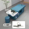 Cama de Terapia para la Cabeza, Fumigación, Circulación de Agua, Lavado de Cabello y Masaje, Cama de Belleza Tailandesa Integrada, Salón de Belleza, Peluquería Cama Especial para Lavar el Cabello