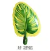 Verão Praia Coqueiro Folha de Tartaruga Palmeira Cacto Balão Popular Decoração Ins Balão de Folha de Alumínio Atacado