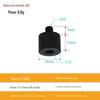 Tripé de Fotografia Suporte Adaptador de Rosca 1/4 Interface de Rotação Mútua 3/8 Acessórios para Câmera Pan-Tilt Microfone