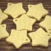 Etiquetas de Costura para Ropa de Estrella de Cinco Puntas Colorida de Dibujos Animados Botones Ropa de Muñeca Manualidades DIY Cintas para el Cabello Pulseras Collares Decoraciones