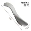 Placa rascadora facial de acero inoxidable 304 cuchillo fascial especial en forma de corazón masajeador facial de belleza placa rascadora de arena caja de regalo
