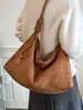 Bolso tote retro de ante, gran capacidad, estilo mujer, nuevo y moderno 2026, bolso de hombro casual de otoño para el día a día