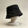 Sombrero de pescador, pana, plisado, para mujer, estilo japonés, otoño/invierno, retro, color Melard, circunferencia de cabeza grande, hace que la cara parezca más pequeña, sombrero tipo cubo liso