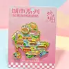Imanes para Refrigerador Metálicos Hebei Chengde, Productos Culturales y Creativos Turísticos, Atracciones Nacionales de Moda, Souvenirs de Ciudad, Venta al por Mayor de Imanes para Refrigerador