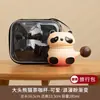 Taza de Té de Cerámica de Panda Taza para Oficina en Casa con Tapa Filtro Taza Linda para Separación de Té para Mujeres