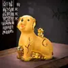 Juego de Vino Cerámico Jingdezhen 2.5kg Frasco Vacío Botella Doce Animales del Zodiaco Arena de Terciopelo Dorada Caja de Regalo Relleno Sellado Adornos para Juego de Vino