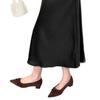 Otoño 2025 Nuevo Retro Volantes Gamuza Tacón Grueso Calzado de Nicho Más Fácil de Combinar Zapatos Profesionales para Mujer para Viajes al Trabajo