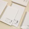 Caderno Espiral Pp Sem Impressão A5 B5 Caderno Grades Linha Horizontal Inglês Branco Capa Dura Pp Fosco 70 Folhas