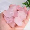 Pedra Crua de Quartzo Rosa Natural de Alta Qualidade Batida à Mão Sem Marcas de Corte, Fornecimento Transfronteiriço de Pedras Difusoras, Pedras para Aquário, Vasos de Flores, Atacado da Fonte