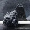 Pedra Natural para Paisagismo, Pedra de Montanha Preta, Rochoso de Jardim, Paisagismo com Elementos Aquáticos, Processamento de Pedra de Forma Irregular para Jardim, Pedra Bruta Grande