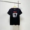 Camiseta de algodão estampada Ralph Lauren Polo transfronteiriça, envia em até 48 horas, 100% algodão, estilo unissex