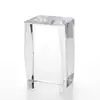 Adornos de cristal K9 hechos a medida, pilares y cubos de cristal en forma blanca en blanco, se pueden grabar en el interior, base de cristal para regalo empresarial, disponible en todos los tamaños