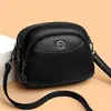 Moda Transfronteriza Bolso de Mujer 2025 Nuevo Invierno Versátil Bolso Redondo Pequeño Gran Capacidad Piel Suave Retro Bolso de Hombro Cruzado