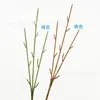 Planta Artificial 50cm 3 Pontas 14 Olhos Haste de Flor Plástica Acessórios DIY Arranjo Floral de Casamento Acessórios para Buquê de Noiva