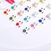 Joyas para uñas 3D, accesorios tridimensionales para uñas, aleación de diamantes, cabeza de belleza, decoraciones para niñas, venta al por mayor, taladro para uñas, joyería