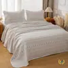 Capa de colchão macia de gaze de seis camadas para mãe, bebê, cama infantil, lençóis de dormitório de solteiro, colcha ampliada de cama de casal, tatame