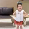 Ropa para Niñas: Chaleco Veraniego Delgado Transpirable Elegante con Cuello de Muñeca, Top sin Mangas para Bebés, Clase A