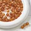 Cuentas de Resina Ojo de Gato con Purpurina Fina Cielo Estrellado de Núcleo Suave para Pulsera, Collar, Cadena de Teléfono Móvil, Llavero, Accesorios para Colgar en Bolsos