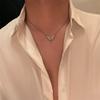 Collar Hombre Alas de Ángel Diseño Personalizado de Alta Gama Hip-Hop Versátil Verano Nuevos Accesorios Joyería Simple de Moda para Mujer