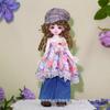 Alto valor de cor 6 pontos boneca bjd 30cm roupas de boneca troca terno fantasma mãe boneca vestido lolita