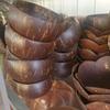 Venta al por mayor tazón para ensalada tazón de cáscara de coco vietnam/Cuchara de coco Artesanía pintada a mano